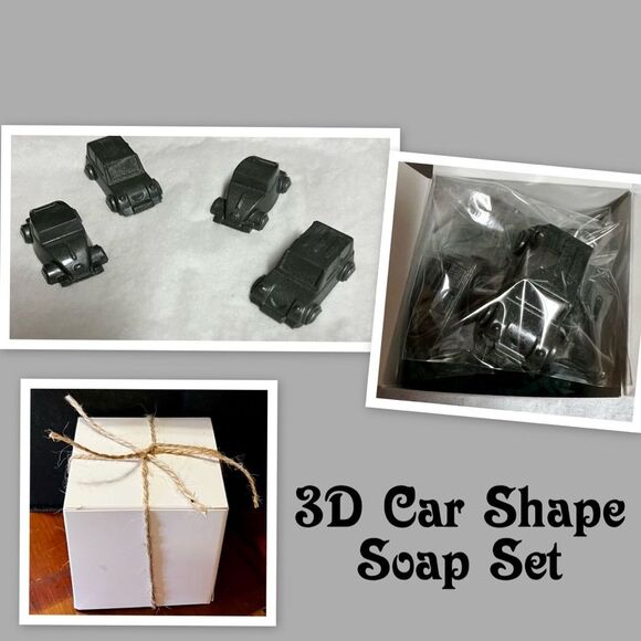 Hand Poured Car Soap Set, Boys Car Soap Set, Hand Poured Soap Set - Picture 1 of 1